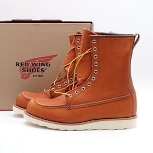 NEW Size 11 Men's Red Wing 877 8-inch Classic Moc Boots Brown Leather